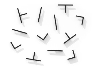 Алюминиевая настенная вешалка