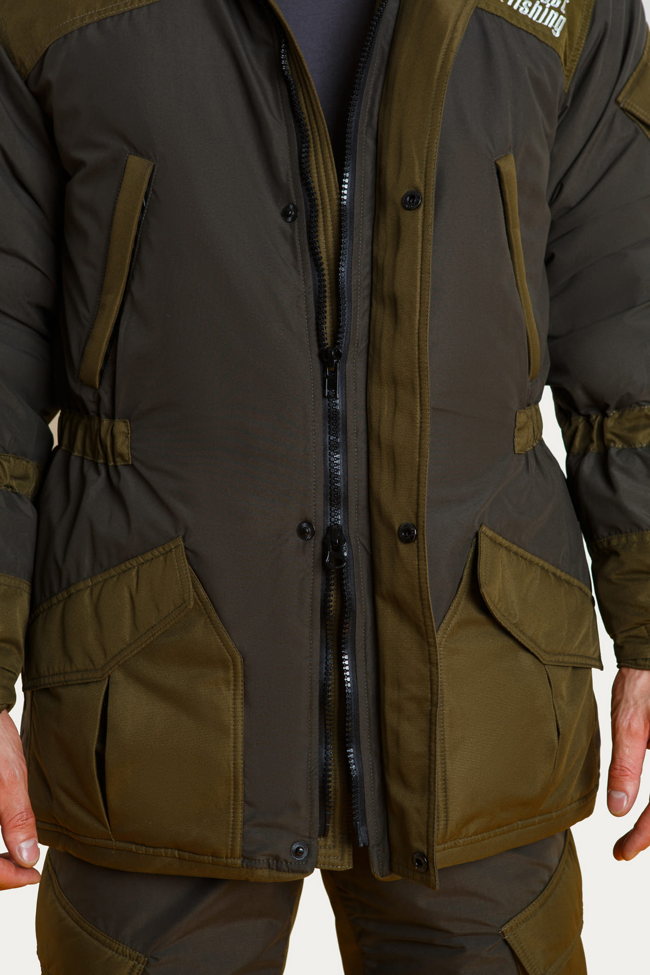 63934 Костюм  зимний хаки West Fishing  Зимняя спецодежда Santreyd  - Вид №14