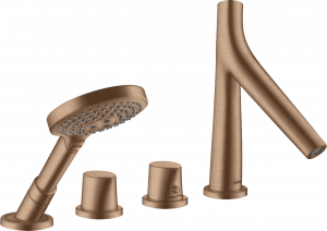 12426310 Смеситель для ванны с термостатом на 4 отверстия AXOR STARCK ORGANIC