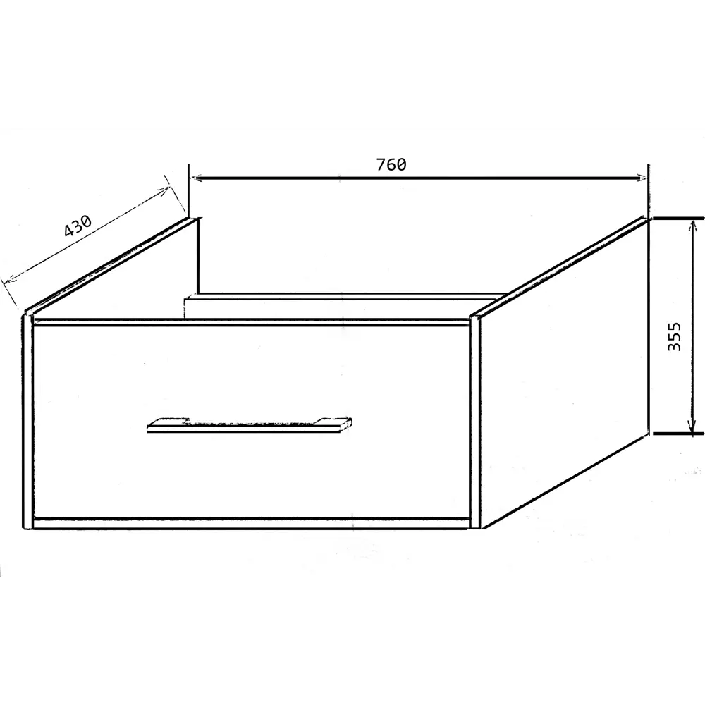 Тумба под раковину подвесная «Экко» 80 см Santreyd STLM-2073959 - Вид №4