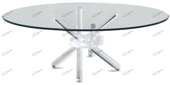 Reflex Круглый стеклянный журнальный столик для гостиной Arlequin sun-id-1406953