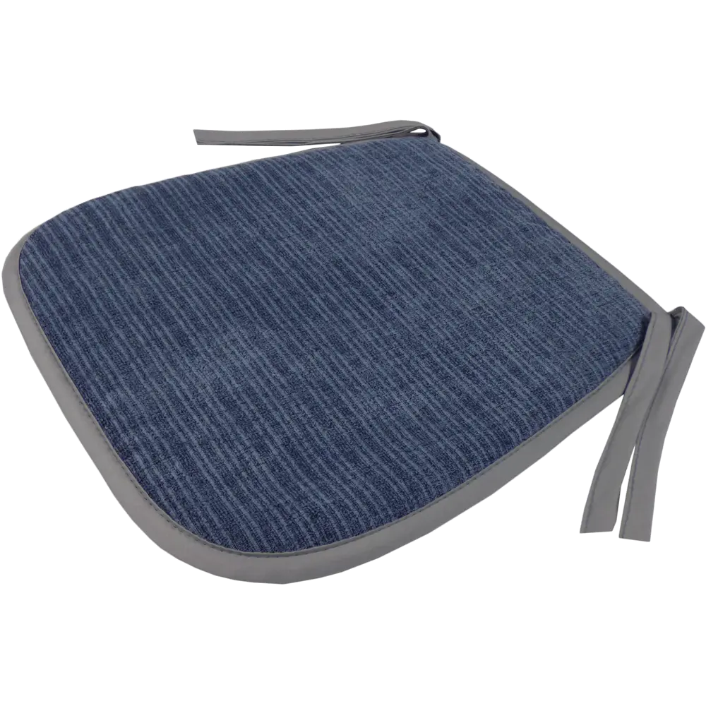 Подушка для стула Linen Way Джини 38x3x40 см полиэстер синий STLM-2208219 - Вид №1
