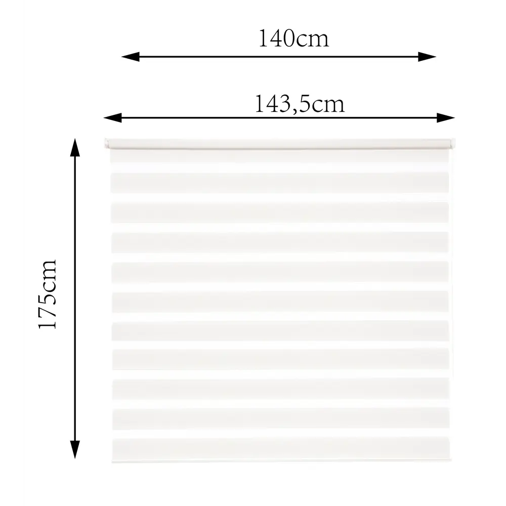 INSPIRE Peter - Рулонная штора день-ночь 140×175 см 85225694 STLM-0060128 - Вид №3