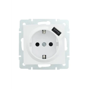 Розетка Lezard Vesna с USB для скрытого монтажа 84408530