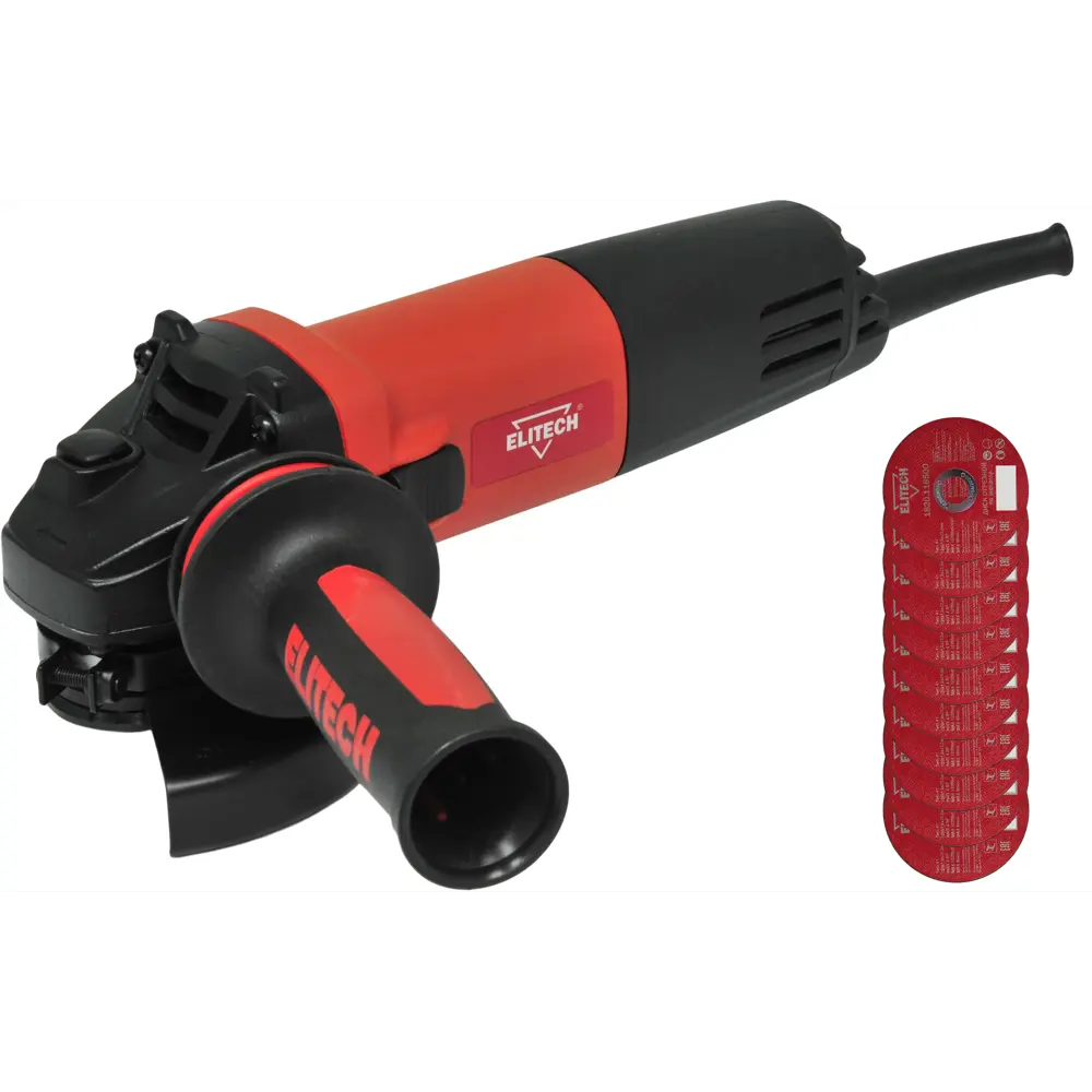 УШМ сетевая Elitech МШУ 1012, 1000 Вт, 125 мм STLM-2108694