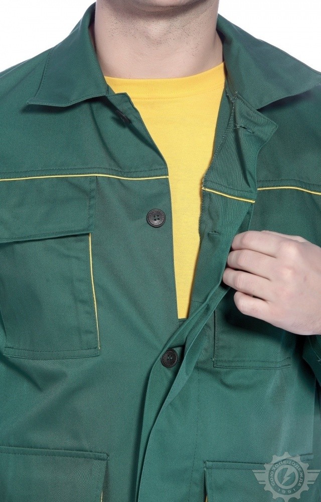 65503 Костюм "Эксперт-2" зеленый  Летняя спецодежда  размер 60-62/182-188  - Вид №11