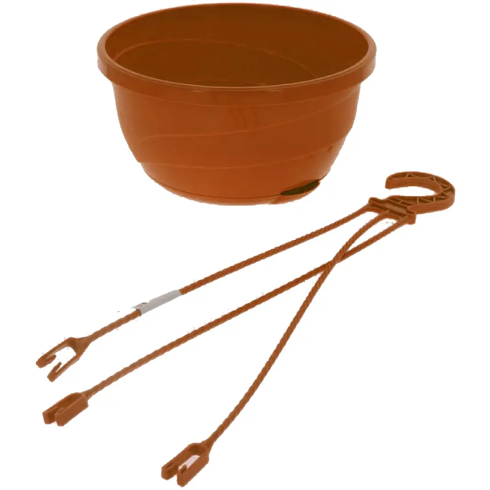 Santreyd Подвесной цветочный горшок «Мальва» 4,7 л терракотовый 18009265 STLM-0009226 - Вид №3