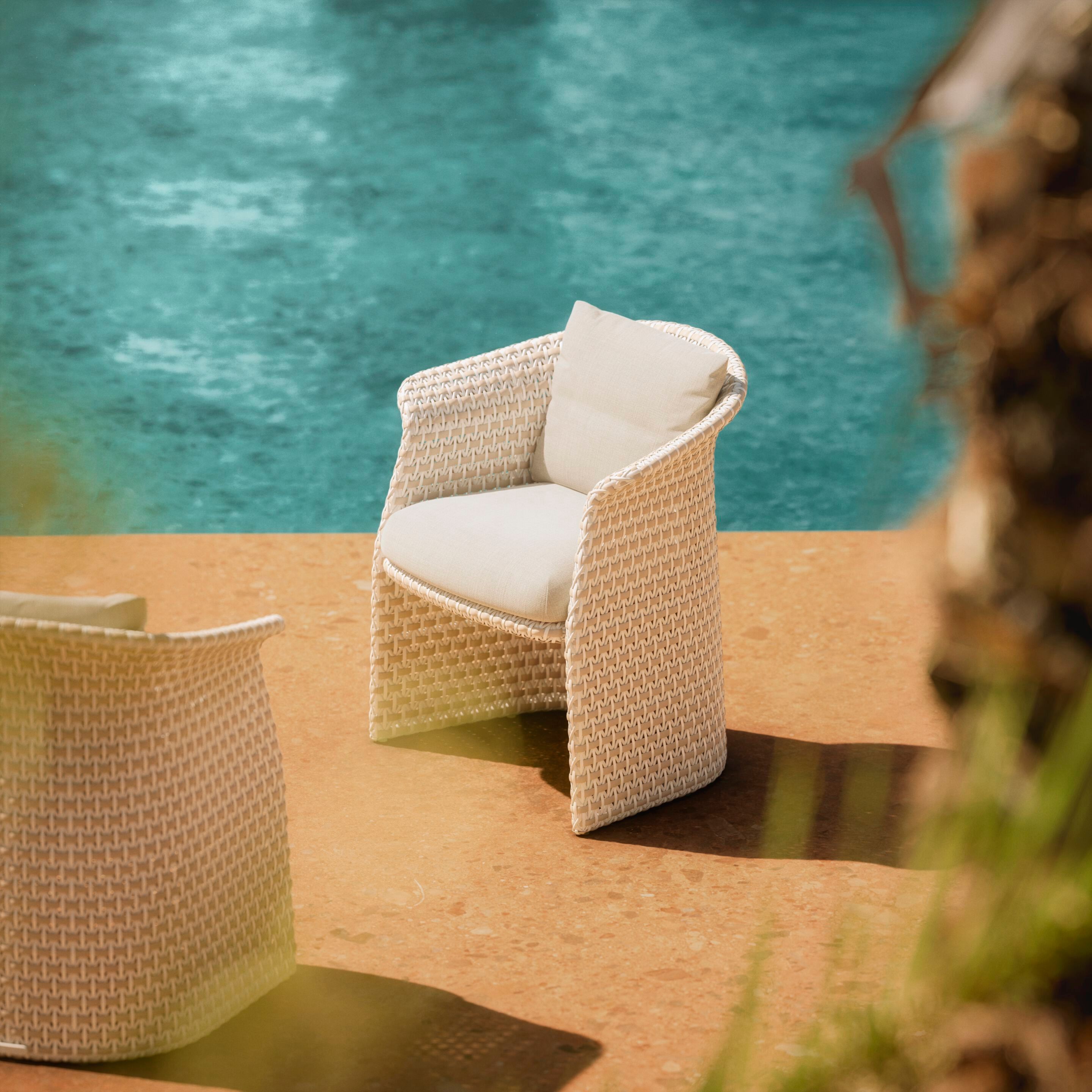 Синтетическое волокно сад стул с подлокотниками DEDON FLLAIR ARCH-00051174 - Вид №6