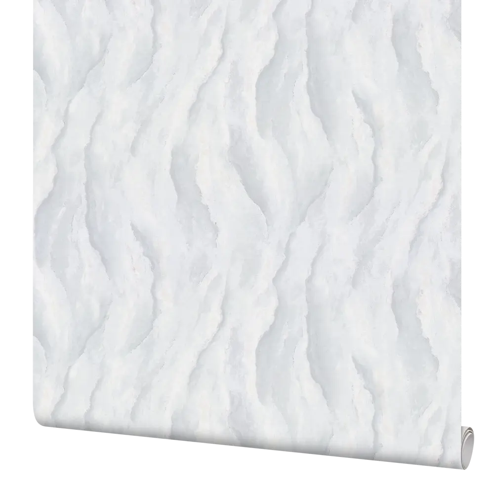 Обои флизелиновые Palitra Home Benua серые с растительным орнаментом 89427528 STLM-1578786