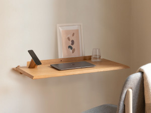 Подвесной письменный стол из дуба