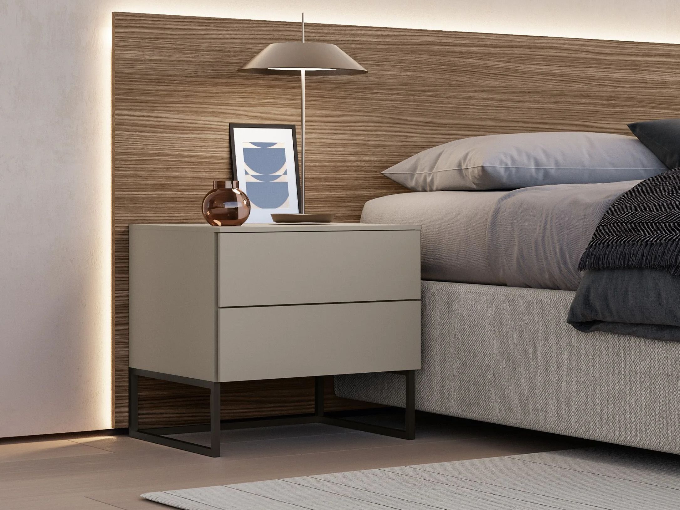 Прямоугольная тумбочка из меламиновой ткани Adok Code ARCH-00109127