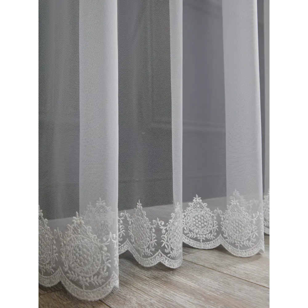 Тюль 1 м/п Нью сетка 280 см цвет кремовый ELIT HOME STLM-2096225 - Вид №3