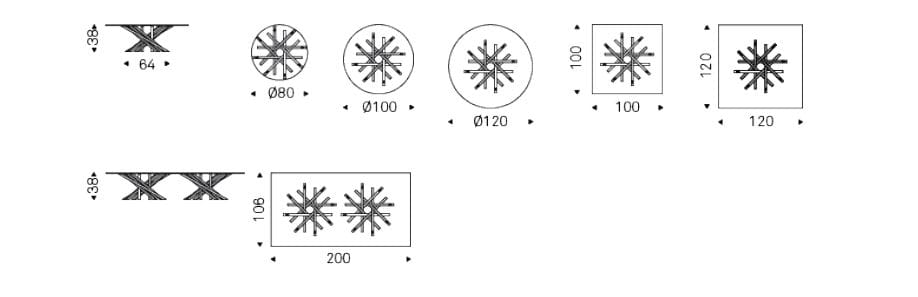 Низкий круглый журнальный столик из грецкого ореха и хрустальной столешницы Cattelan italia ATARI ARCH-00002025 - Вид №2