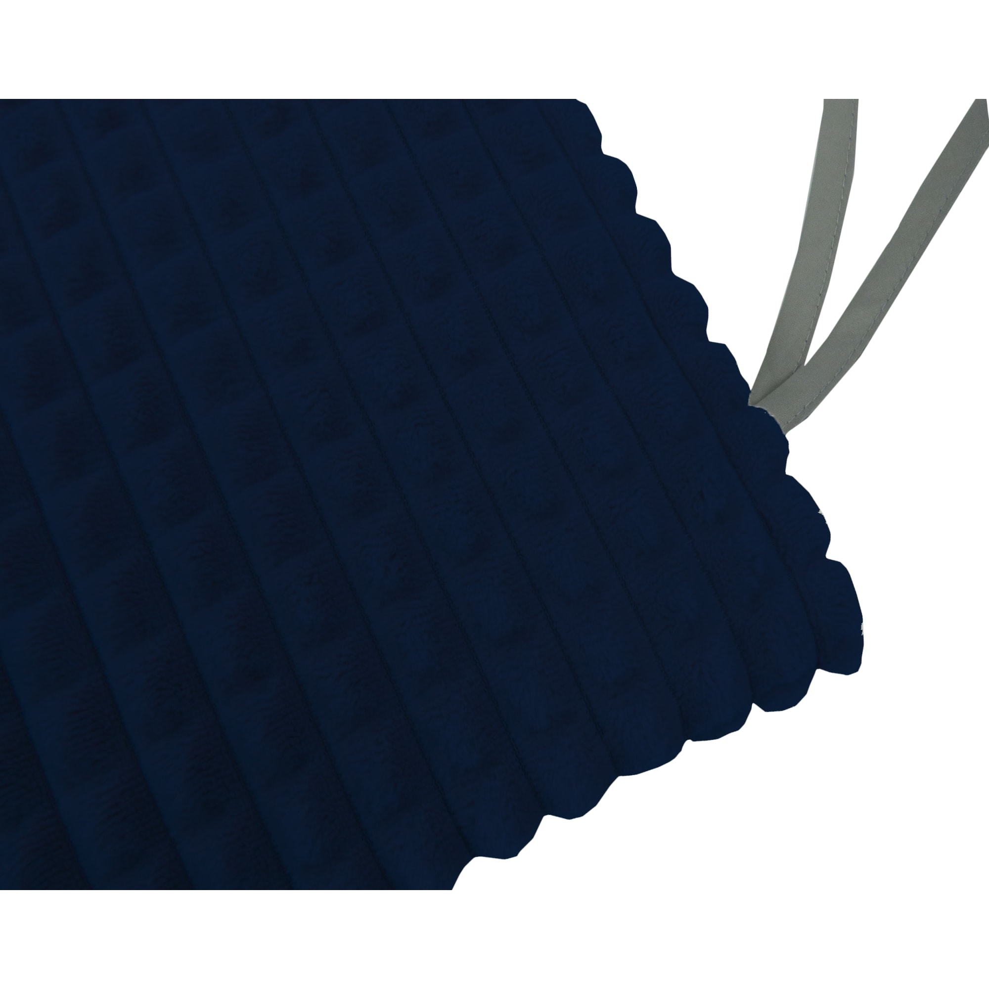 82234003 Галета для стула Плюш 40х40 см тёмно-синяя Santreyd  - Вид №2