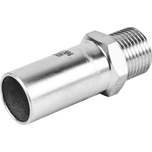Муфта переходная Rommer 1/2"x22 мм НПр-НР нержавеющая сталь 88011231 STLM-2169159