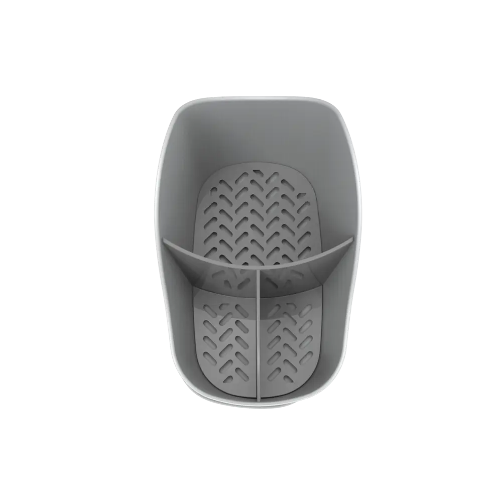 Подставка для приборов Teo 12.6x13.7x20.3 см пластик цвет серый Santreyd STLM-2101418 - Вид №2