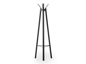 Вешалка для одежды из дуба и стали