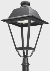 Cariboni group Уличный светильник со светодиодным фонарем из алюминия Agathos