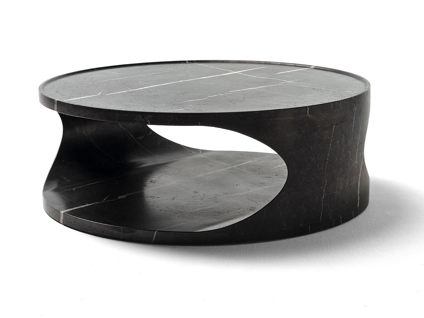 Мраморный круглый низкий журнальный столик EPÒNIMO Roll ARCH-00065700