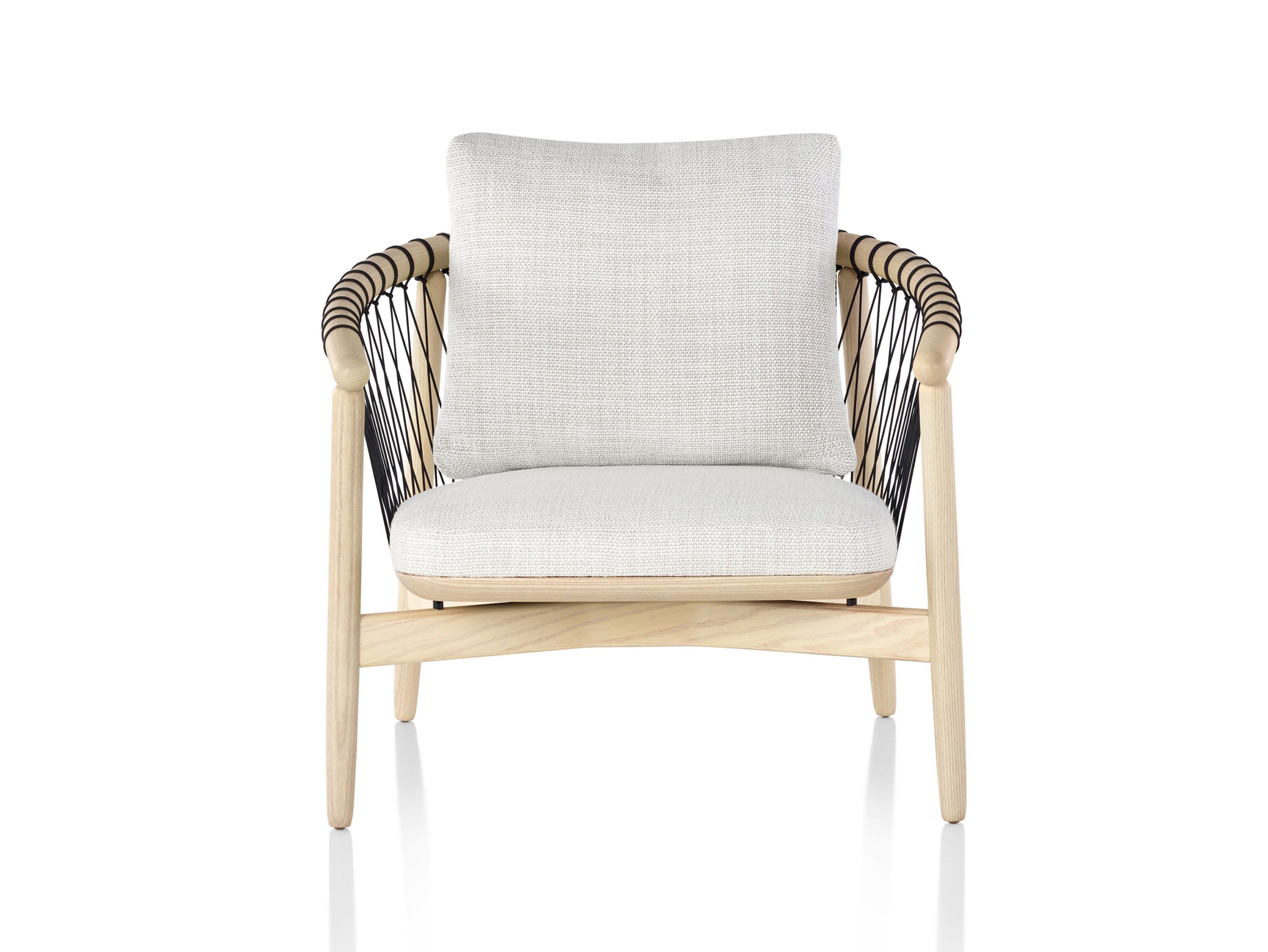 Кресло из дерева и ткани с подлокотниками Herman Miller Crosshatch ARCH-00123148 - Вид №12