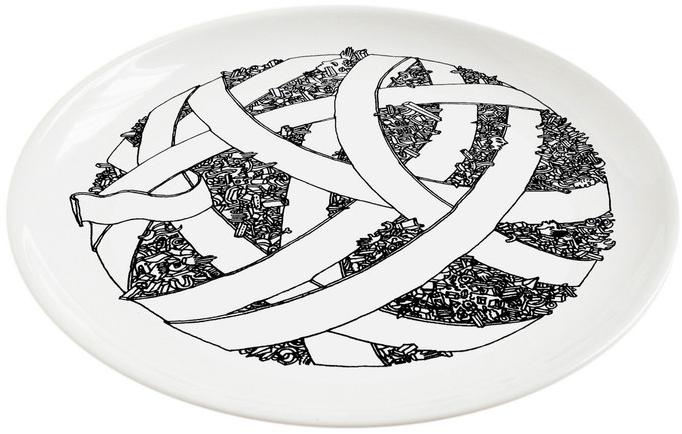 Kiasmo Керамическая тарелка Ulysses 2014kddulya - Вид №1