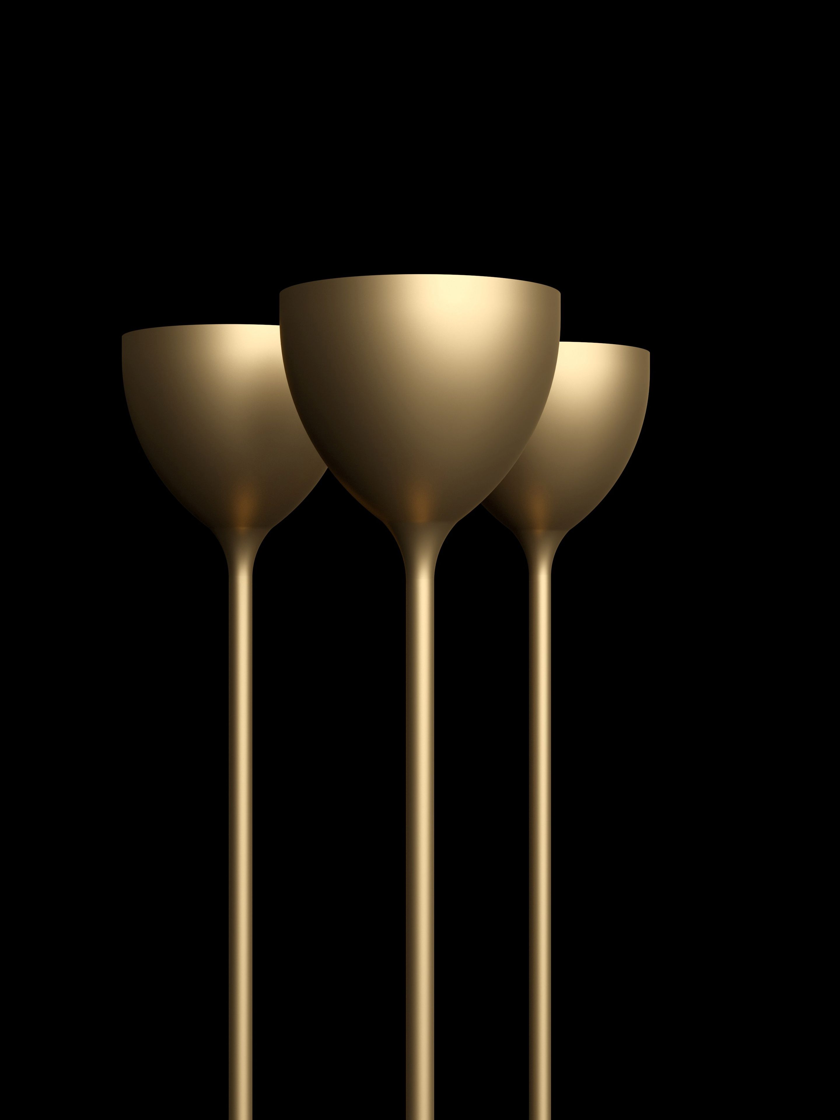 Стальная светодиодная напольная лампа Rotaliana ARCH-00025333 - Вид №3