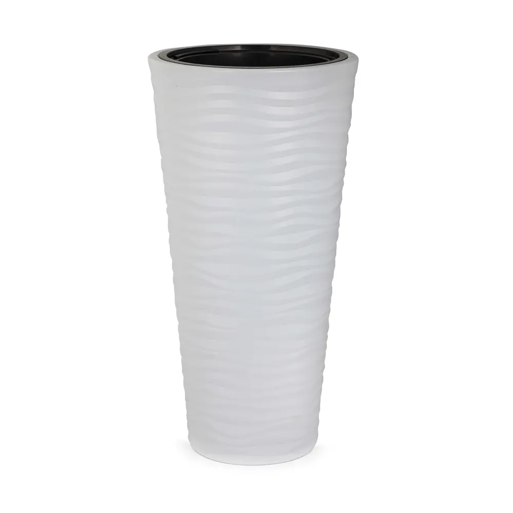 Кашпо Оазис ø35 h68.5 см v43 л пластик серый Santreyd STLM-2013807