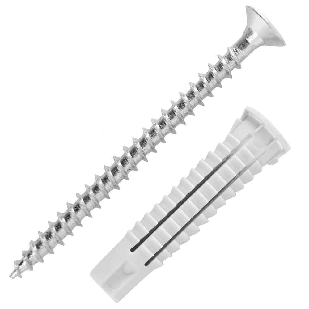 Дюбель-шуруп Standers 8x40 мм нейлон цвет серый 25 шт STLM-2011375 - Вид №2