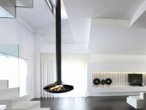 Focus creation Центральный подвесной открытый камин Gyrofocus