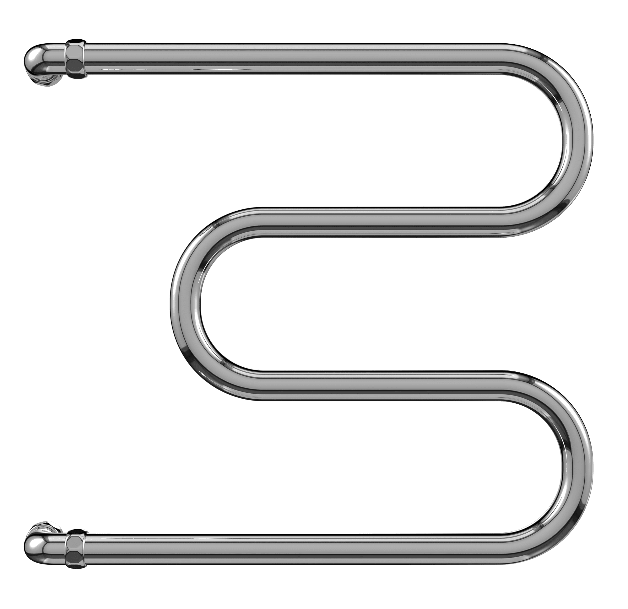 4620768888151 ЭКОНОМ Эконом М-обр AISI 32х2 500х700 Полотенцесушитель TERMINUS Нержавеющая сталь - Вид №1