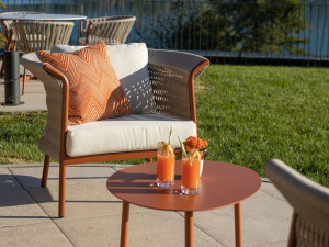 Садовое кресло с подлокотниками