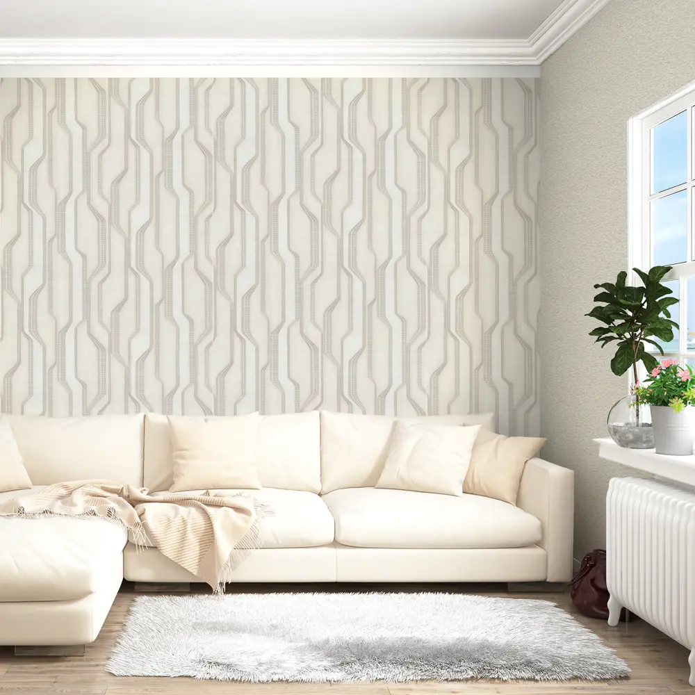 Обои флизелиновые Malex Desing «Аккорд» экрю 1.06 м 4106-2 82559275 STLM-2066022 МОСКОВСКАЯ ОБОЙНАЯ ФАБРИКА - Вид №3