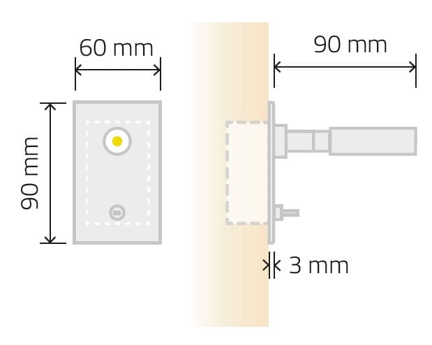 Регулируемый настенный светодиодный прожектор TEKNI-LED Zoom ARCH-00017567