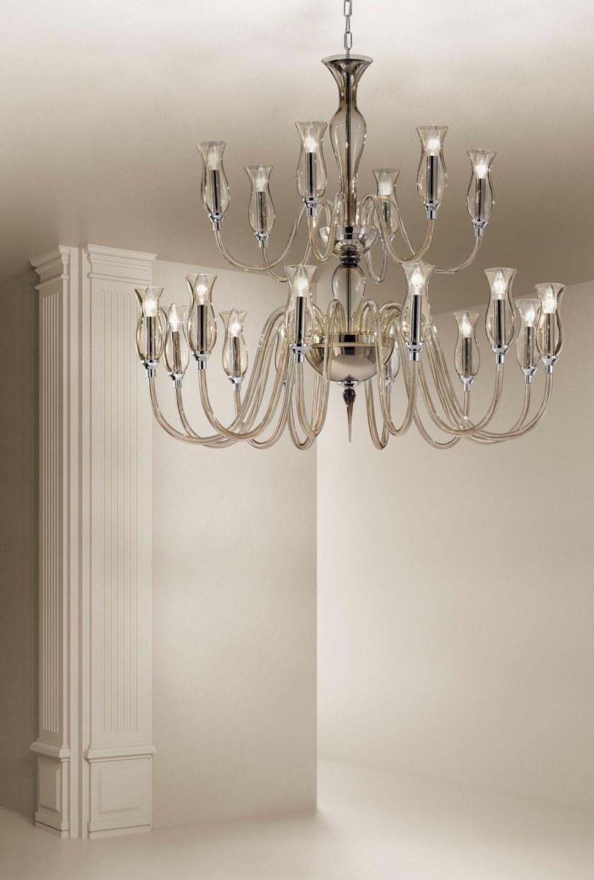 Sylcom Люстра из дутого стекла Teodato 1020/1022 - Вид №5