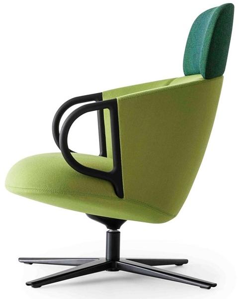 GABER Кресло из ткани с 4 спицами и высокой спинкой Cucaracha 394  - Вид №6