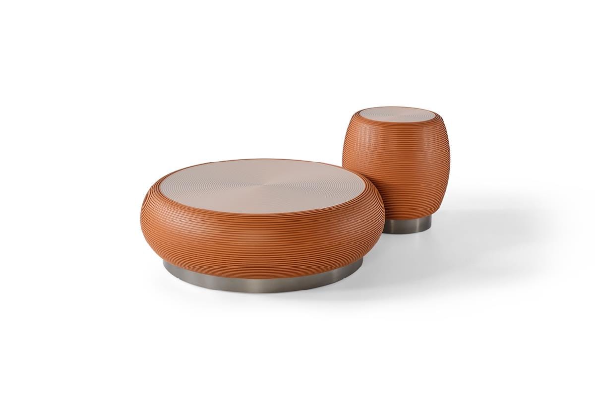 Высокий круглый деревянный журнальный столик Mobi TUMBA ARCH-00042387 - Вид №2