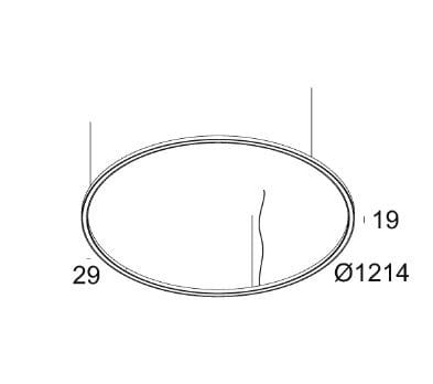 Металлический светодиодный подвесной светильник Deltalight Superloop ARCH-00032746 - Вид №5