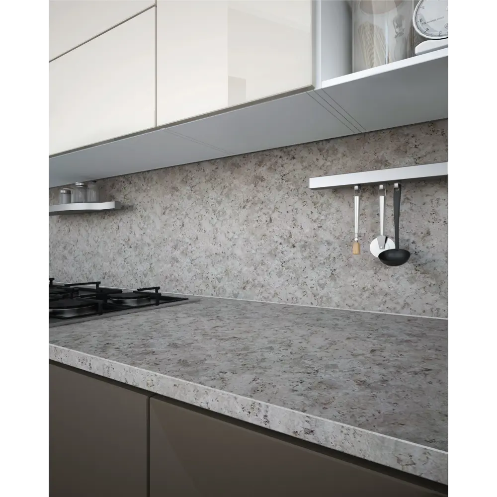 Стеновая панель Аренария 300x0.6x60 ДСП цвет серый Santreyd STLM-2158791 - Вид №3