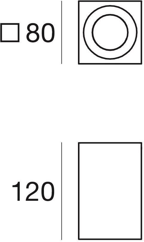 Linea Light Group Круглый светодиодный точечный светильник из алюминия Baton sun-id-1451168 - Вид №3