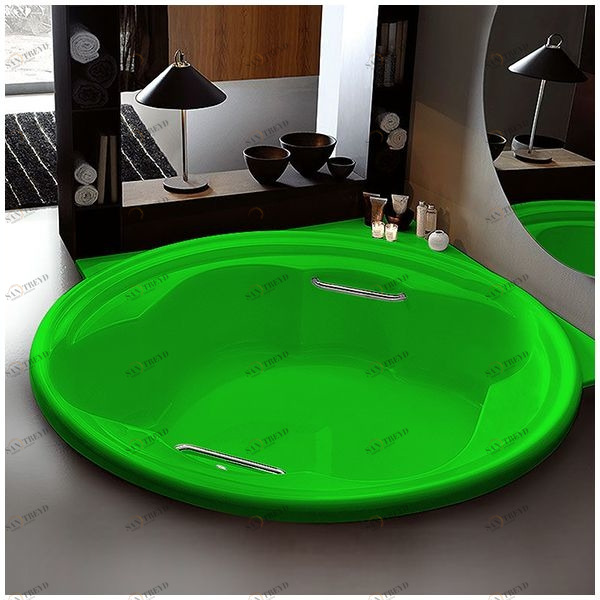 Ванна Gruppo treesse Ninfa V6591-ZE зелёная круглая большая VTLV6591ZE