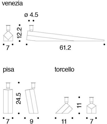 Danese Milano Подсвечник из бука sun-id-1410464 - Вид №5