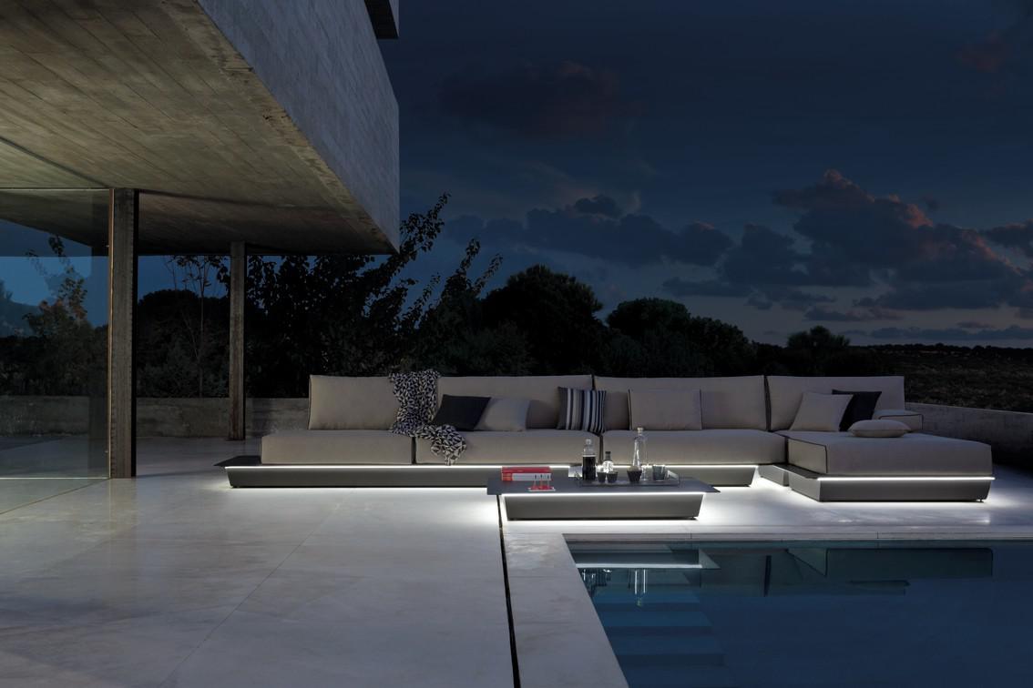 Concept 5 лава столешница из дерева ироко Manutti Air MNST801 - Вид №8