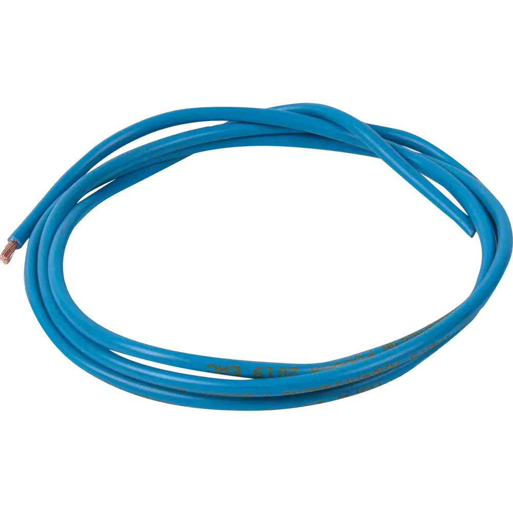 Провод Electraline ПУГВ 1x2.5 мм на отрез ГОСТ цвет синий STLM-2074782 - Вид №1
