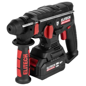 Перфоратор аккумуляторный бесщеточный SDS-plus Elitech HD CRH2024BL, 20 В Li-Ion 4 Ач, 2.5 Дж