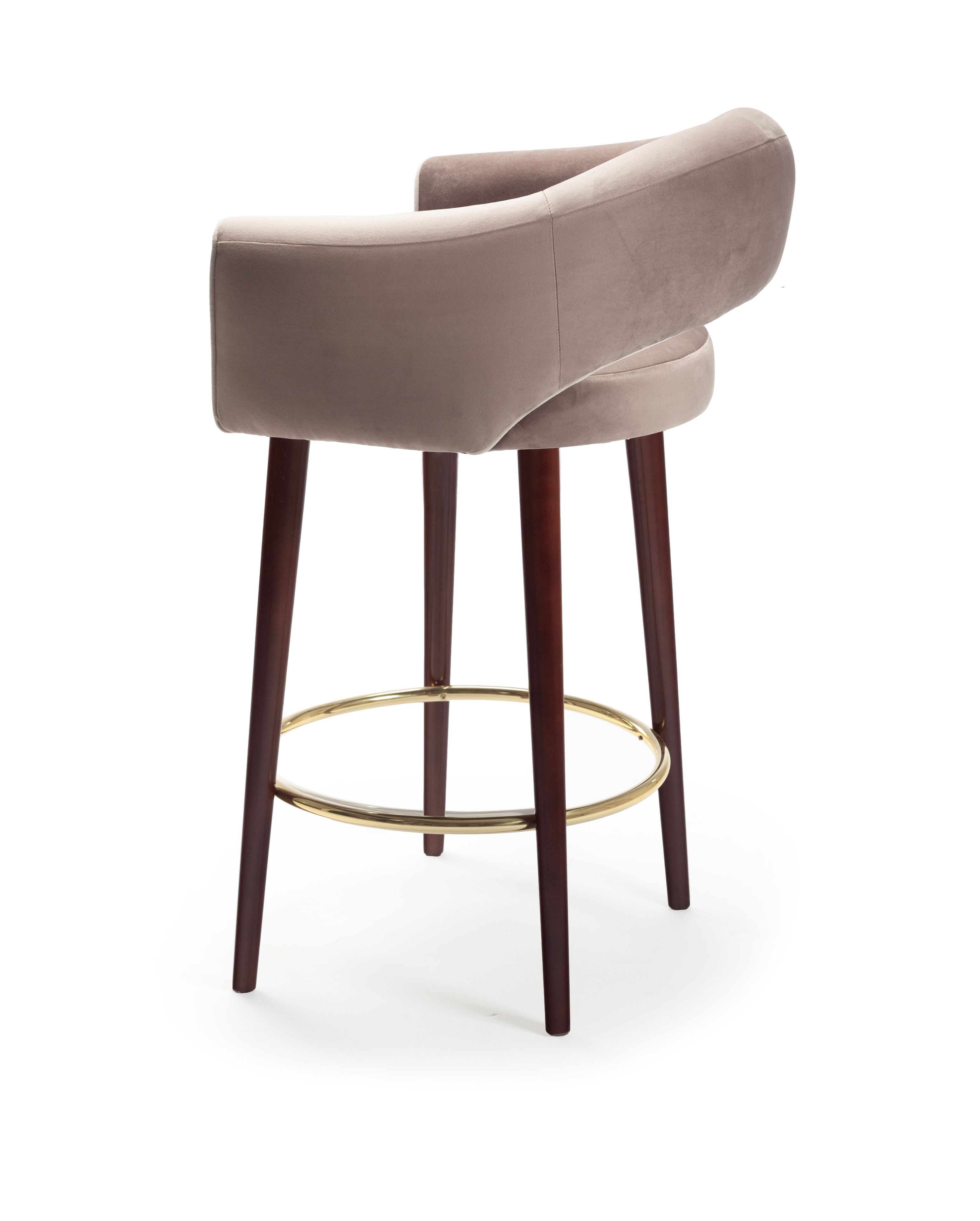 Тканевый мягкий стул с подлокотниками со спинкой Mambo Unlimited Ideas Grace ARCH-00067585 - Вид №5