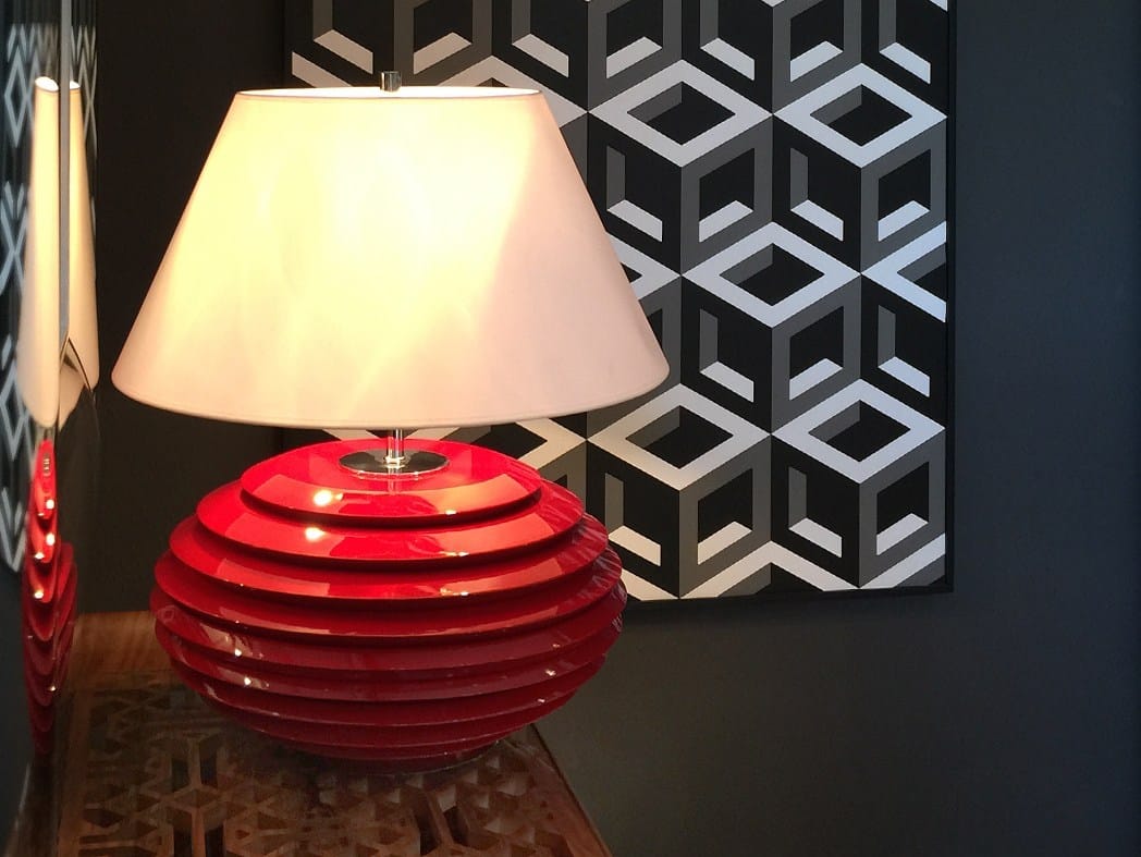 Деревянная настольная лампа Mobi ARCH-00098415 - Вид №1