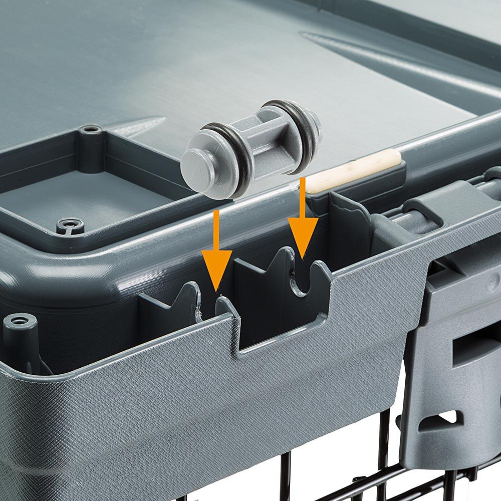 ПР0059107 Клетка Superior 60 для собак, с пластиковой крышей и поддоном FERPLAST  - Вид №6