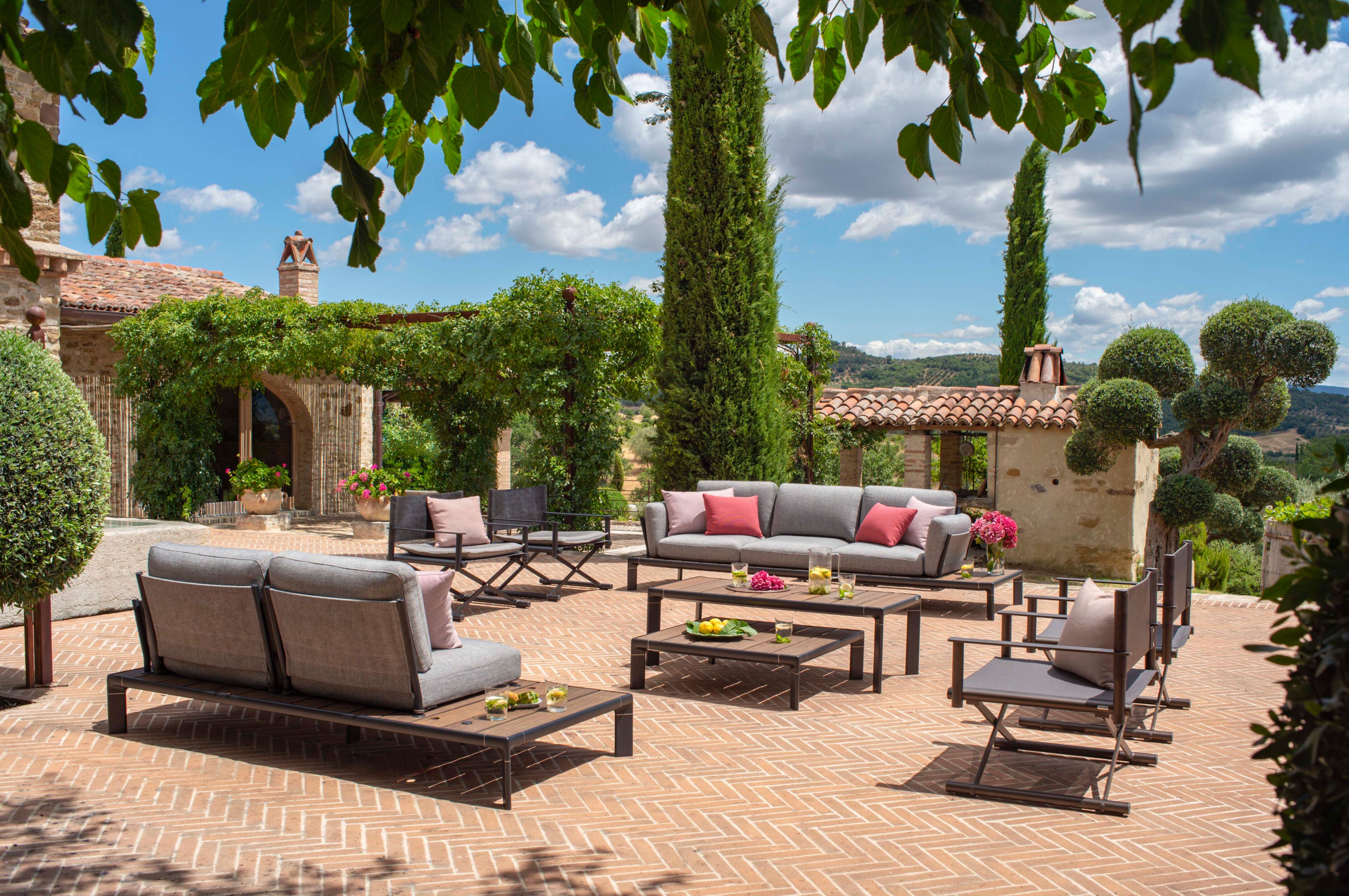 3-местный тканевый садовый диван emu Tami ARCH-00061084 - Вид №2