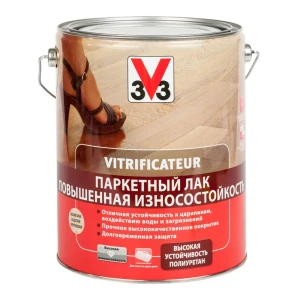 Лак паркетный V33 прозрачный 5 л