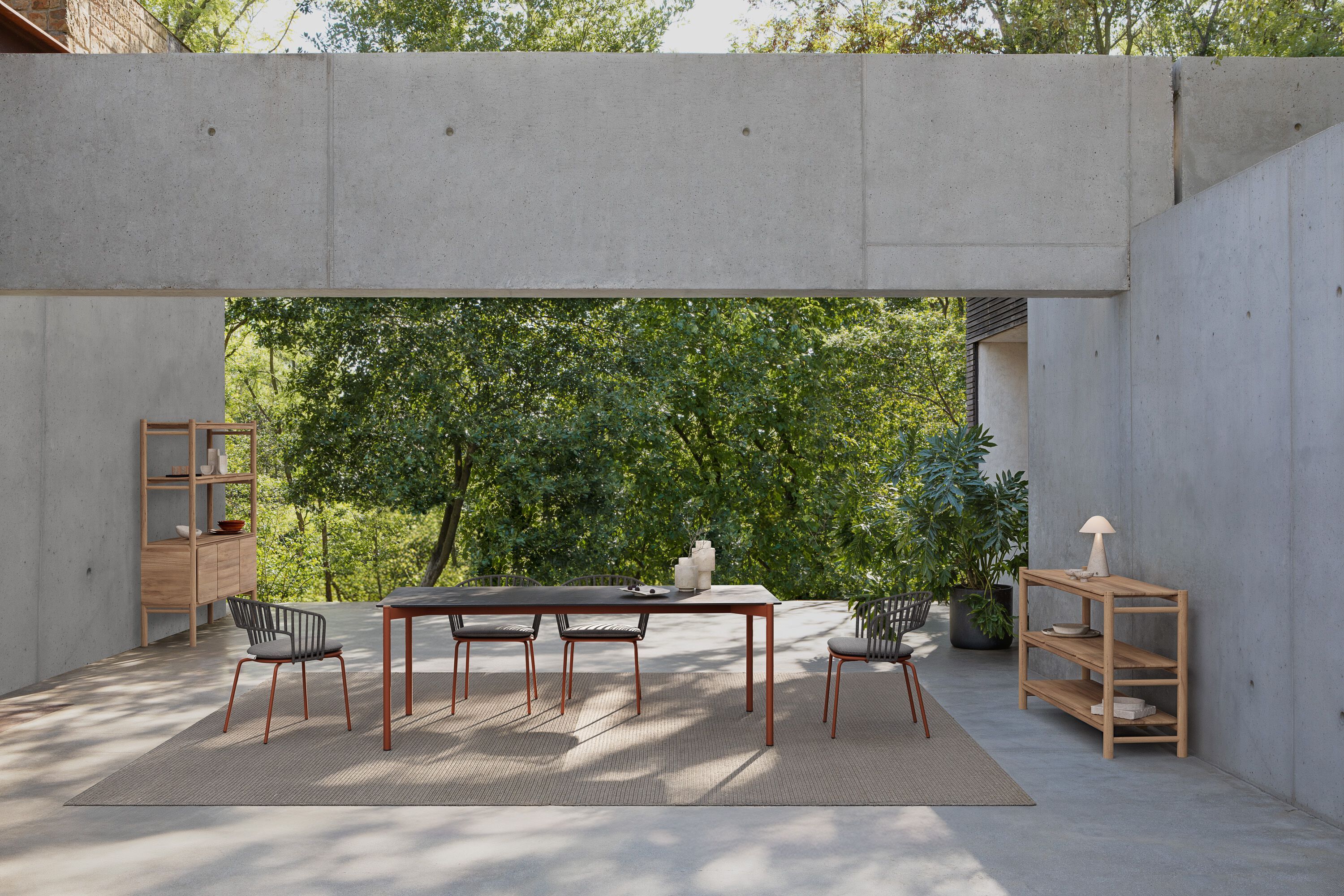 Прямоугольный садовый стол из керамогранита Atmosphera Heritage ARCH-00094694 - Вид №2